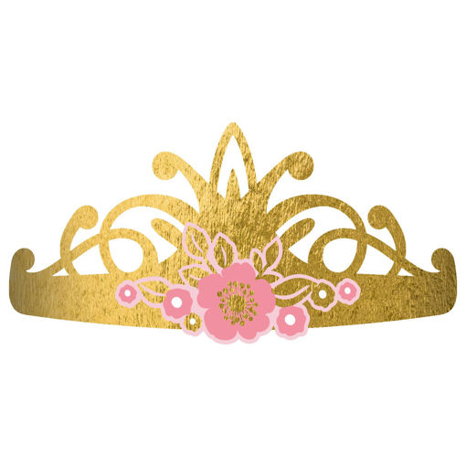 Picture of PRINCESS FOR A DAY PARTY TIARAS - 8PK